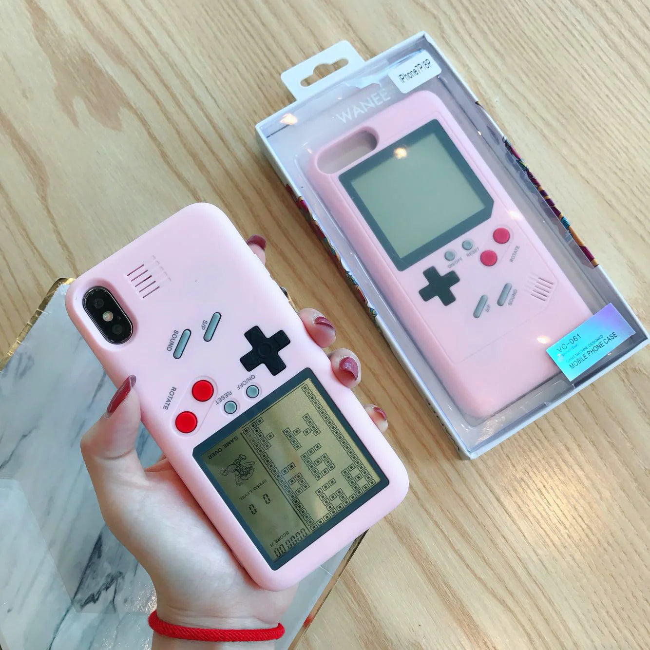 The Tetris Game Console Phone Case for iPhone